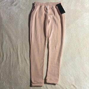 therapy Blush Pink Elastic Waist Joggers